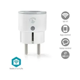 Nedis Schuko-Steckdose 10 A Weiß 1 St.