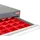 Stier Schubladeneinteilung Kleinteilekästen BLH 100 mm Innenmaß 800x450 mm 5 KTK 150x150 mm