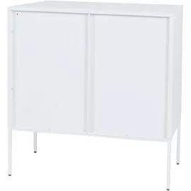 Mendler Highboard 85 x 80 x 45 cm Weiß