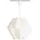 Kayoom Pendelleuchte Weiß, Polypropylen B/H/L: ca. 37,5x39x37,5 cm", E27 1 Brennstellen - Weiss