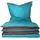 SCHIESSER Doubleface Renforcé türkis/anthrazit 135 x 200 cm + 80 x 80 cm