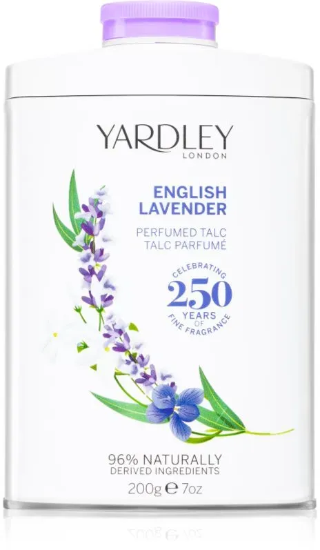 Yardley English Lavender parfümiertes Puder 200 g