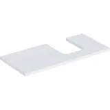 Geberit One 105x3x47cm, w/lack. hochgl., Ausschn re