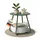 Coemo Beistelltisch Kosi mit Canvas Korb - Metallgestell mit Stoffkorb, Ø Gr.: onesize