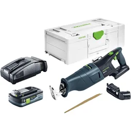 Festool RSC 18 EB-Basic Akku Säbelsäge 18 V Brushless + 1x Akku 4,0 Ah + Schnellladegerät + Systainer