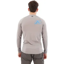 Klim Aggressor Langarm-T-Shirt Grau L