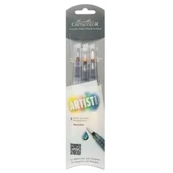 Brevillier's CRETACOLOR Artist Studio Aqua2Go Pinsel-Set, 3-teilig