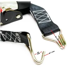 Wiltec Spanngurte Automatik 4er Set 750 daN 3 m x 50 mm