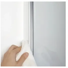 Breuer Schiebetür für Nische Breuer Panorama Soft&Silent 120 cm Anschlag links Klarglas Profilfarbe chrom