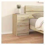 vidaXL Nachttisch Sonoma-Eiche 40x40x63 cm Holzwerkstoff