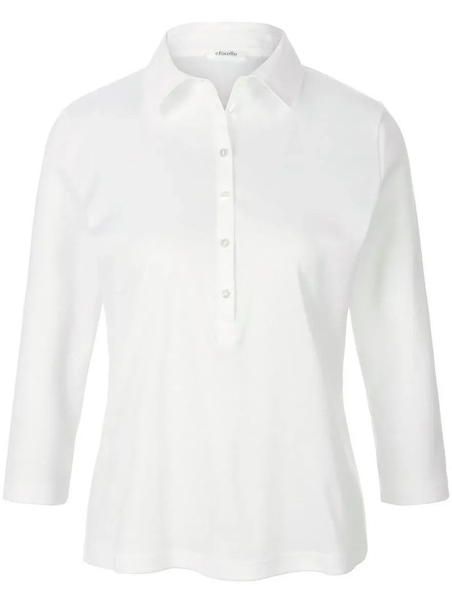 Polo-Shirt 3/4-Arm Efixelle weiss, 50