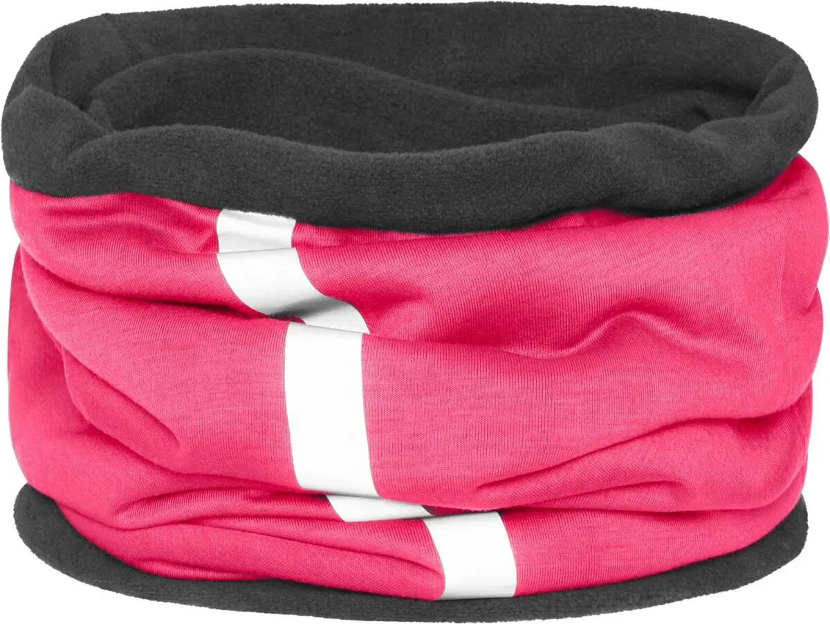 Myrtle Beach Unisex Winter Schlauchtuch MB7300 bright pink/carbon one size