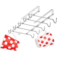 Relaxdays Tassenhalter Schrankeinsatz 6 x 14 x 28 cm