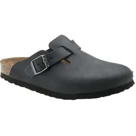 Birkenstock Boston Nubukleder geölt schwarz 45