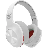 Benfica Hama Calypso Kabellose Bluetooth-Kopfhörer (On-Ear-Kopfhörer mit 60 Stunden Musik, Kopfhörer mit gepolstertem Kopfband, faltbar, Lautstärkeregler), Weiß