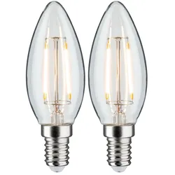 Paulmann Leuchtmittel Filament Kerzen LED E14 2W 2er-Pack