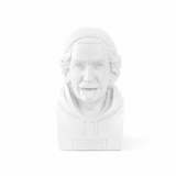 Donkey Products Money Box Einstein | Spardose Büste aus Resin, 14,5 cm, weiß