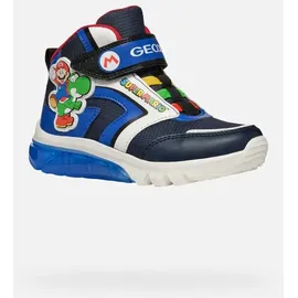 GEOX Mid-top Ciberdron Navy Blue / Royal Blue 24