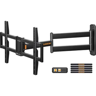 Perlegear TV Wandhalterung mit 822mm Langem Arm Wandhalterung Fernseher für 32-75 Zoll LCD/LED/OLED Fernseher, Schwenkbarer Gelenkarm 180° Drehbare, Ecke TV Halterung Max. VESA 600x400mm bis zu 45KG