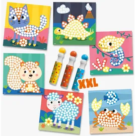 SES Creative Dot-Marker 3 XXL mit 6 Ausmalseiten
