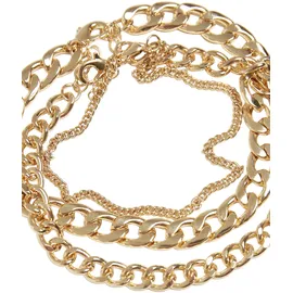 URBAN CLASSICS Layering Anklet - Goldfarben