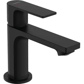 Hansgrohe Rebris E 80 CoolStart mit Zugstangen-Ablaufgarnitur mattschwarz 72553670