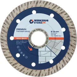 WS24 Diamanttrennscheibe Premium Feinsteinzeug 115 mm - WS24-100427