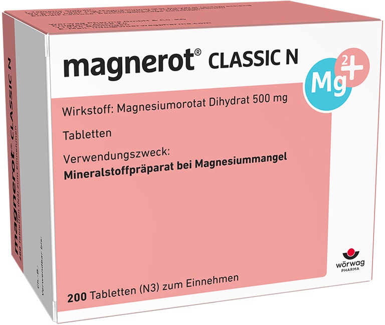 Magnerot CLASSIC N Tabletten 200 Stück