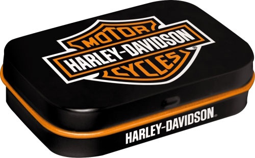 Nostalgic Art Harley-Davidson Logo, Pillendose - 6 cm x 2 cm x 4 cm
