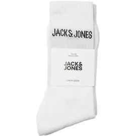 JACK & JONES JACREGEN TENNIS SOCK 5er Pack Weiß Einheitsgröße