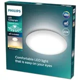 Philips Moire 1-flg. rund weiß
