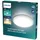 Philips Moire 1-flg. rund weiß