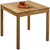 Krok Wood Esstisch Tomas aus Massivholz Eiche 75 x 75 x 75 cm