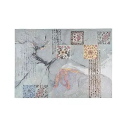 Gino Falcone Teppich  Cosima , blau , Baumwolle , Maße (cm): B: 160 H: 0,3