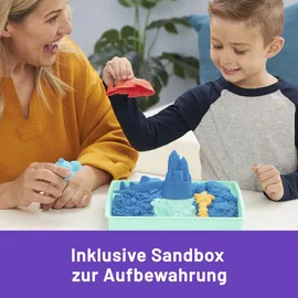 Spin Master Kinetic Sand Sandbox Set blau 454 g