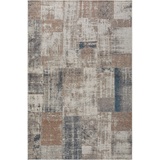 benuta Flachgewebeteppich Frencie Beige/Blau 80x165 cm