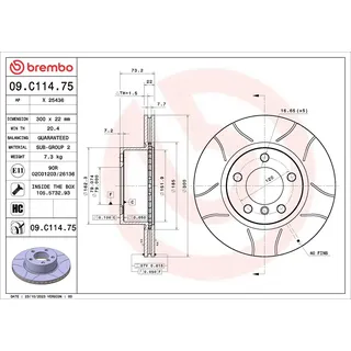 Brembo Bremsscheibe