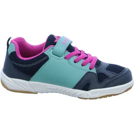 Brütting Lico Sport VS Hallenturnschuhe, Marine Türkis Pink, 27 EU