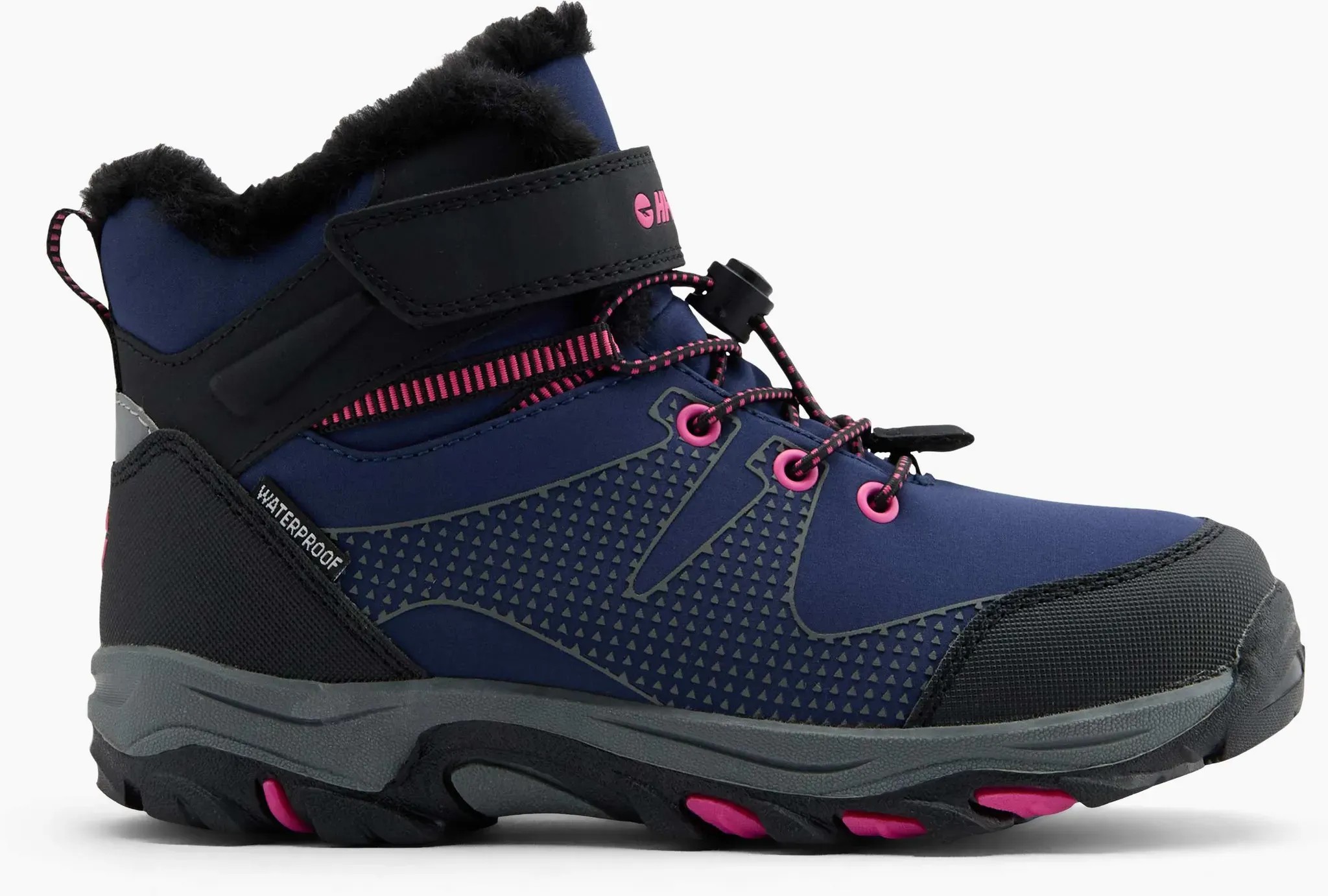 Hi-Tec Jackdaw Insulated Wp Trekking-Schuh Blau, Kinder, Größe: 34 - Hi-Tec Jackdaw Insulated Wp Trekking-Schuh Blau, Kinder, Größe: 34 - man - Blau