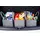 Dune Design Filztasche 50 x 25 x 25 cm 2er Set Grau/Türkis