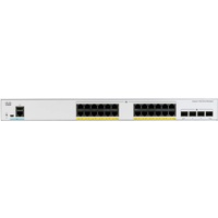 Cisco Catalyst 1000 Rackmount Gigabit Managed Switch, 24x RJ-45,