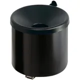 ReinigungsBerater Wandaschenbecher selbstlöschend schwarz Ascher für Wandmontage