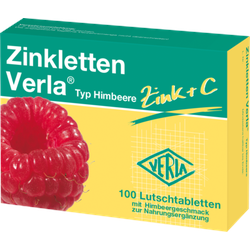 Zinkletten Verla Himbeere Lutschtabletten 100 St