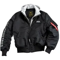 Alpha Industries MA-1 D-Tec SE Jacke Black/Grey S