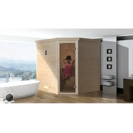 Weka Turku 1 Sparset 1 inkl. 7,5 kW Sauna-Ofen + Ganzglastür graphit