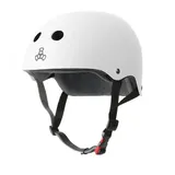 TRIPLE EIGHT Triple 8 The Certified Sweatsaver Skateboard-Helm, weißes Gummi, Größe XL