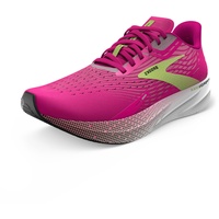 Brooks Damen Hyperion Max Sneaker, Pink Glo/Green/Black, 39 EU