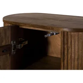 MASSIVMOEBEL24.DE Hängeschrank 55 x 30 x 65 cm Braun