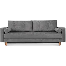 Konsimo Einzelsofa Eriso ¦ grau ¦ Maße (cm): B: 220 H: 80