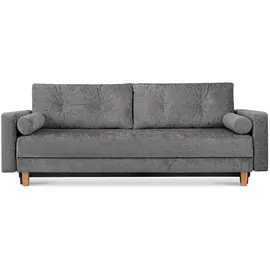 Konsimo Einzelsofa Eriso ¦ grau ¦ Maße (cm): B: 220 H: 80